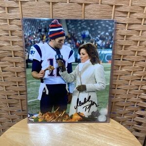 Collector’s Item - Michele Tafoya- Tom Brady 8x10 Autographed photo